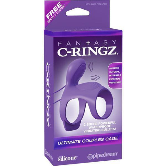 FANTASY C - RINGZ ULTIMATE COUPLES CAGE PURPLE - Temptations