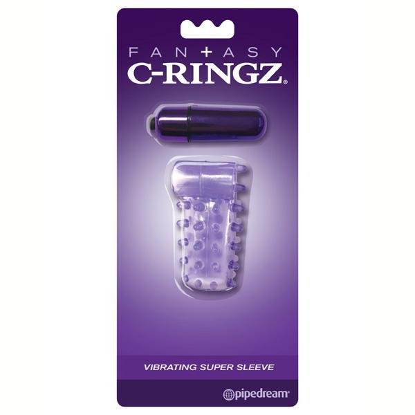 FANTASY C - RINGZ VIBRATING COCK SLEEVE PURPLE - Temptations