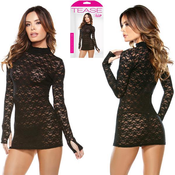 Fantasy DEMI LACE DRESS W/ G - STRING B - B189 - XL - Temptations
