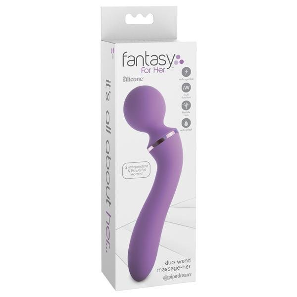 FANTASY FOR HER DUO WAND MASSAGE HER PURPLE - Temptations