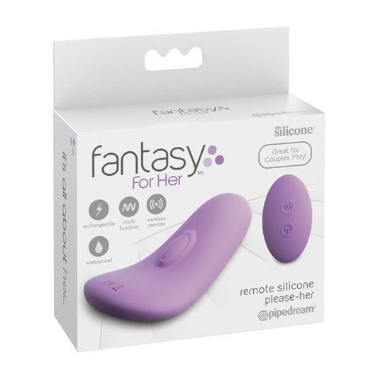 FANTASY FOR HER REMOTE SILICONE PLEASE HER PURPLE - Temptations