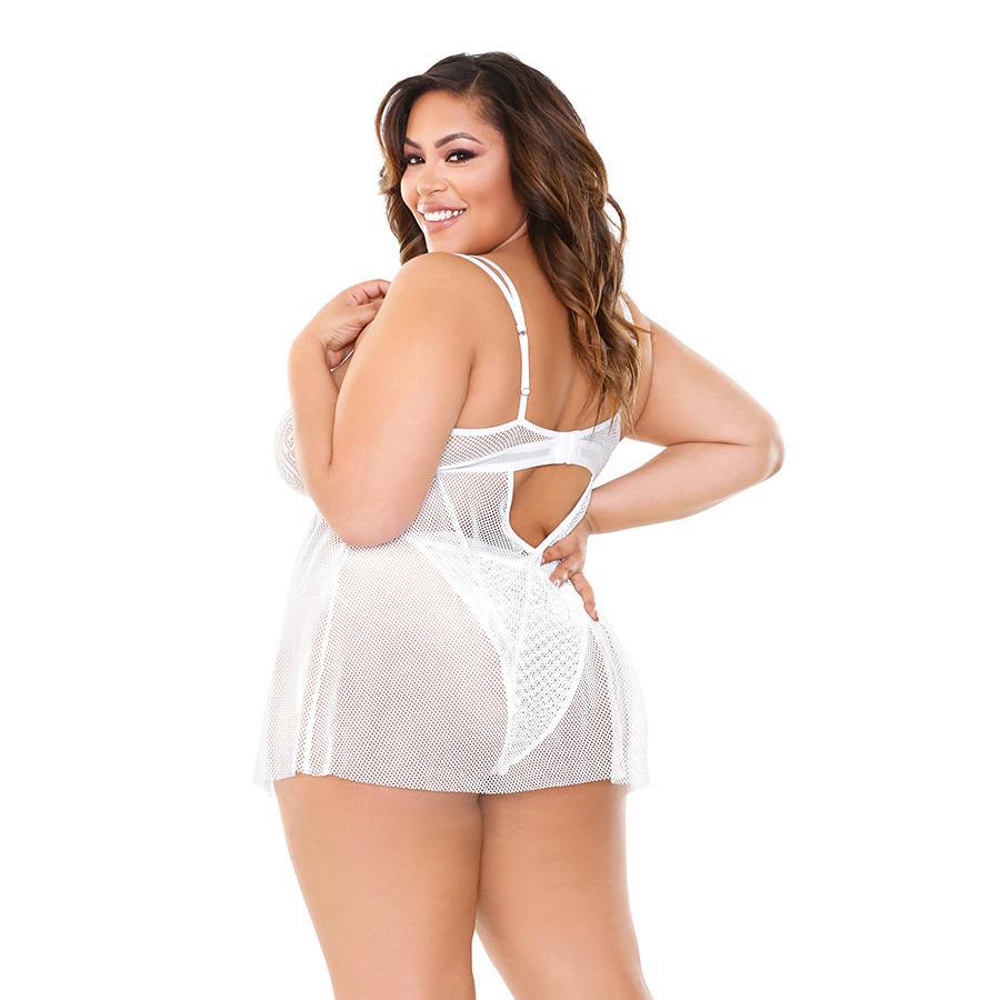 Fantasy ISLA BABYDOLL & PANTY SET 1X/2X B - P408 - 1X2X - Temptations