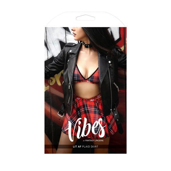 Fantasy LIT AF PLAID SKIRT B - AF803 - ML - Temptations
