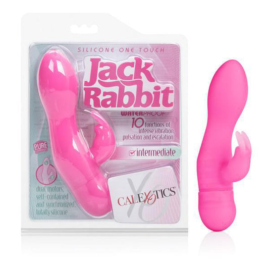 Silicone One Touch Jack Rabbit Pink