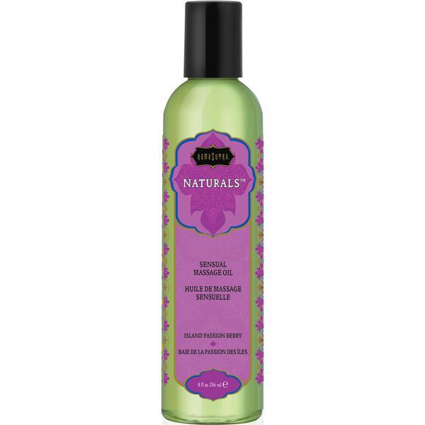 Naturals Massage Oil Island Passion Berry 8 oz.