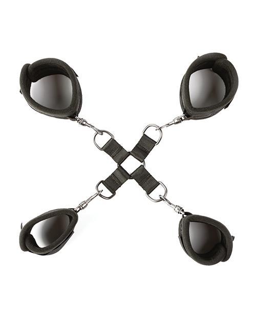 Sei Mio Hog Tied & Satisfied Hog Tie & Cuff Set - Black