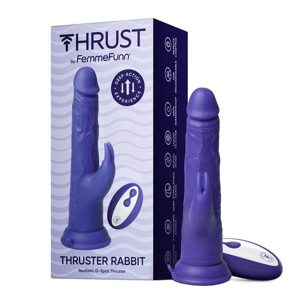 Femme Fun THRUSTER RABBIT - DARK PURPLE - Temptations