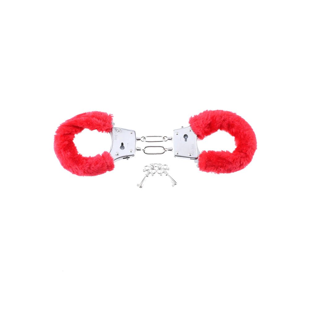Fetish Fantasy Series Beginner's Furry Cuffs Red