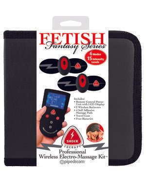 Fetish Fantasy Series Shock Therapy Professional Wireless Electro - Massage Kit - Temptations