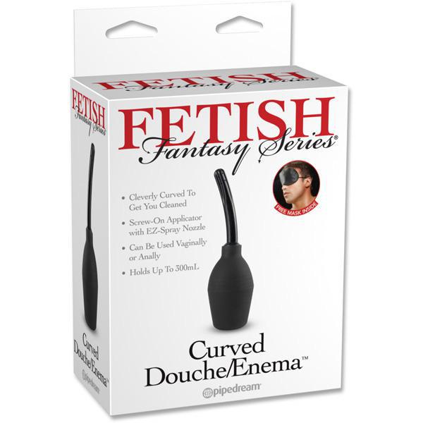 FF Curved Douche/Enema Black - Temptations