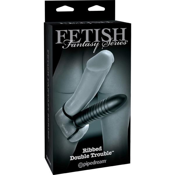 FF Ribbed Double Trouble Black - Temptations
