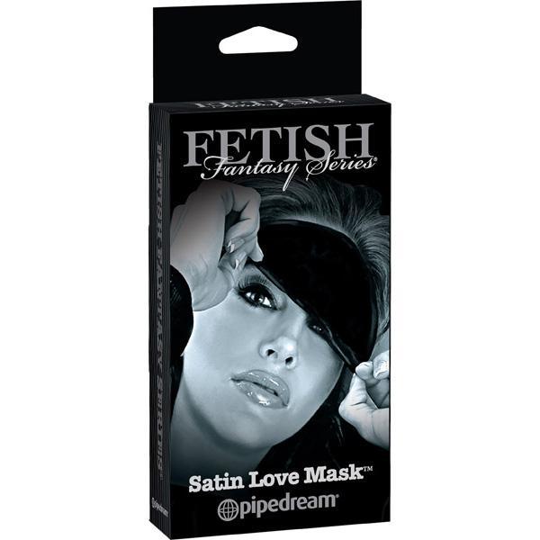 FF Satin Love Mask Black - Temptations
