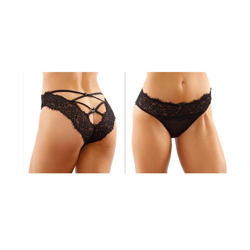 Ivy Lace & Mesh Bikini Panty L/Xl