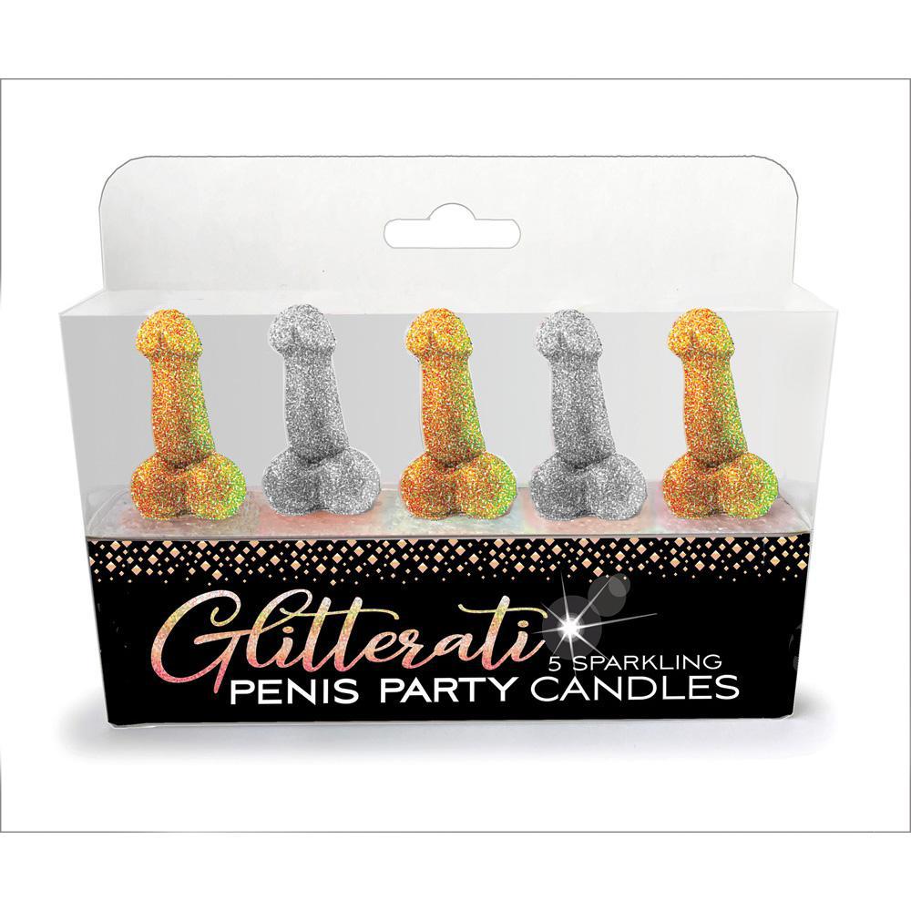 Glitterati Penis Party Candles - Temptations