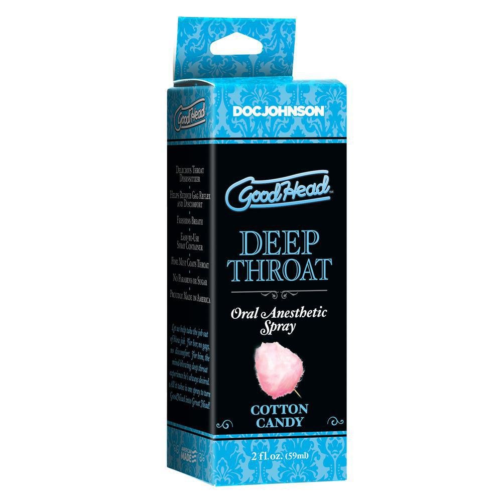 Goodhead Deep Throat Spray Cotton Candy 2 oz. - Temptations