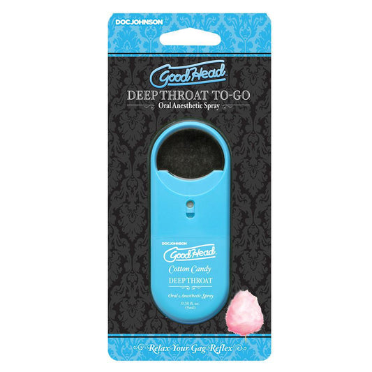 Goodhead Deep Throat Spray To - Go Cotton Candy .30 oz. - Temptations