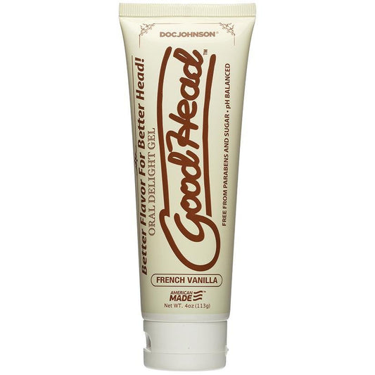 GoodHead Oral Delight Gel - French Vanilla 4oz - Temptations