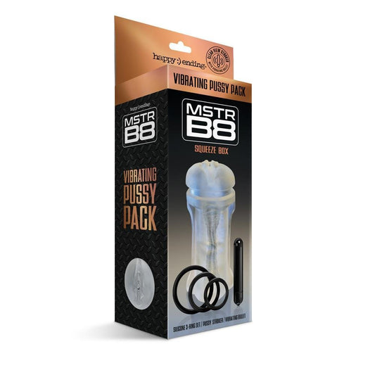 Happy :) Ending Mstr B8 Vibrating Pussy Pack - Temptations