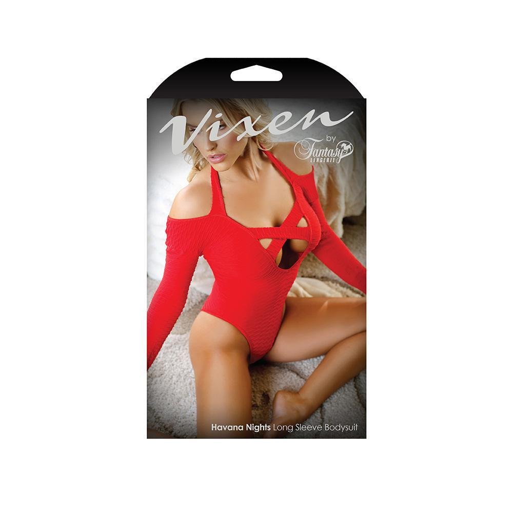 Havana Nights Long Sleeve Bodysuit - Temptations