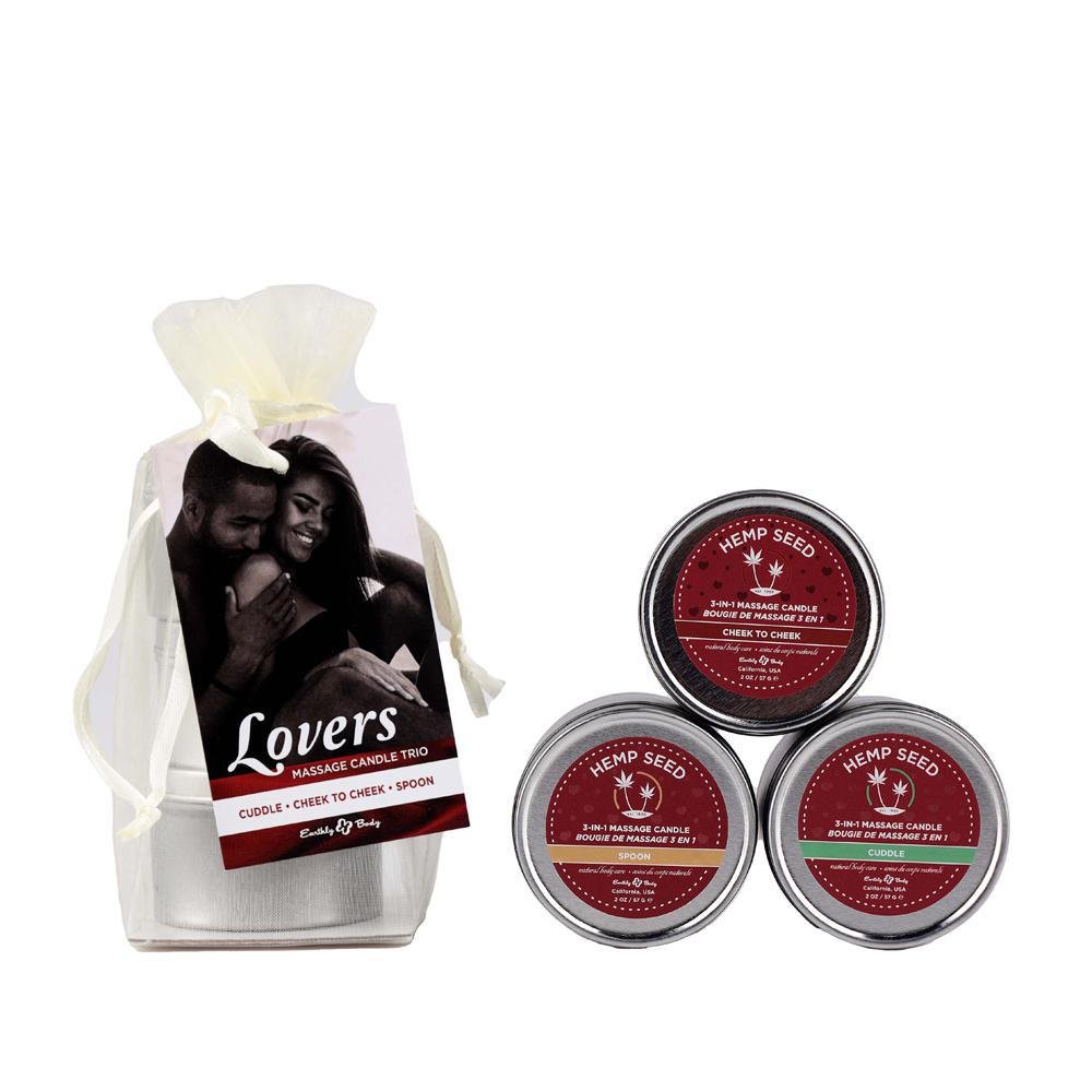 Hemp Seed Valentine Candle Trio 2 oz. - Temptations