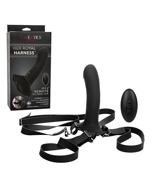 Her Royal Harness Me2 Remote Rumbler - Black - Temptations