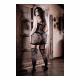 High Society Gartered Dress Queen Size - Temptations