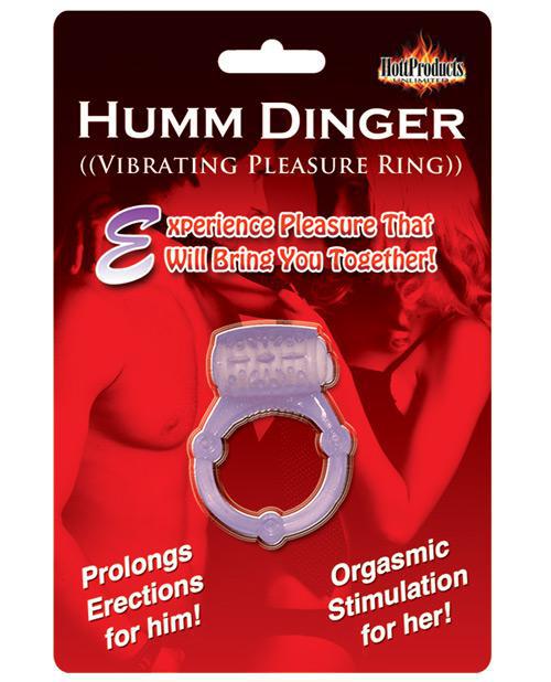 Humm Dinger Vibrating Cockring - Purple - Temptations