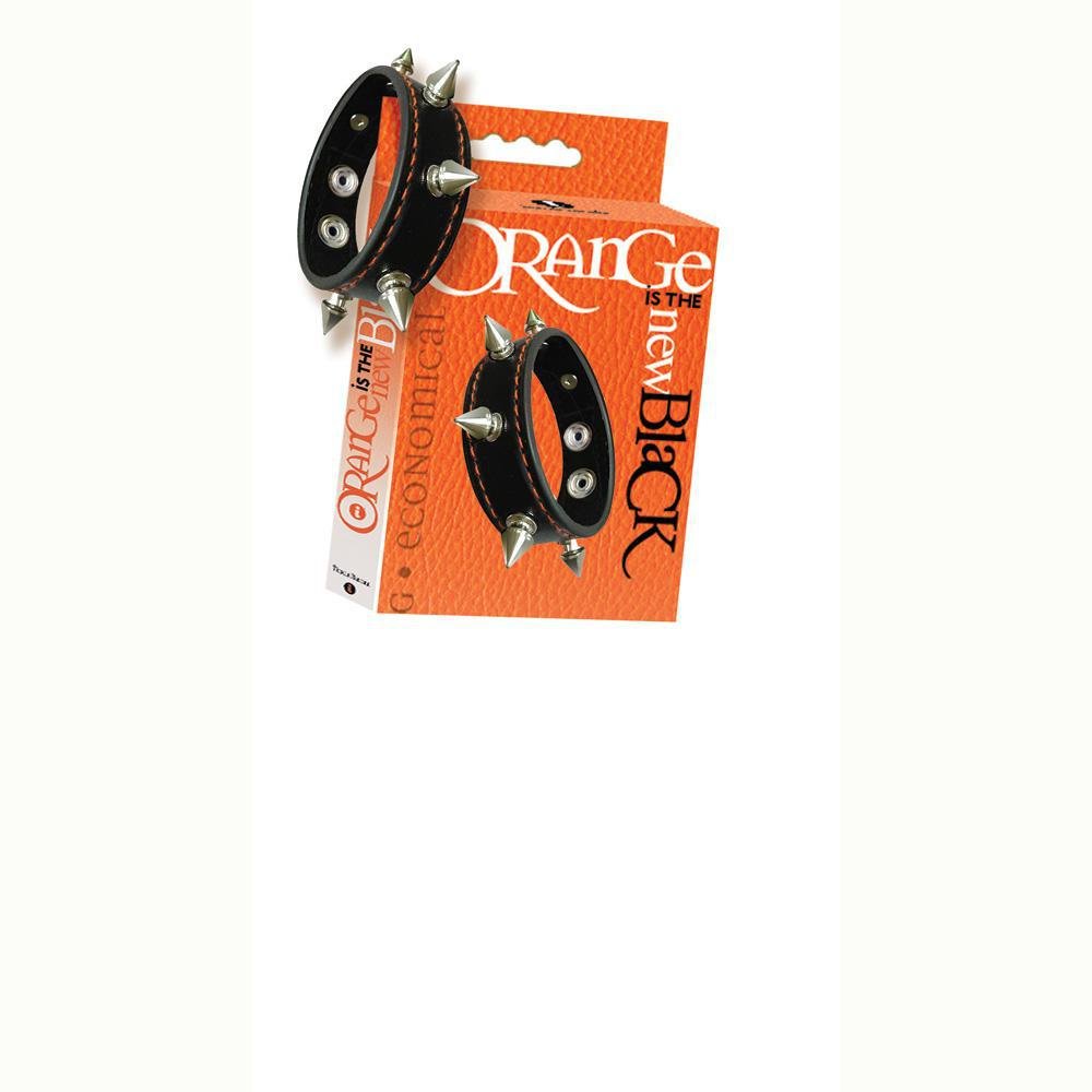 Icon THE 9'S ORANGE IS THE NEW BLACK SPIKED COCK RING - Temptations