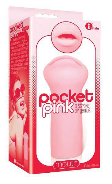 Icon THE 9'S, POCKET PINK, MINI MOUTH MASTURBATOR - Temptations