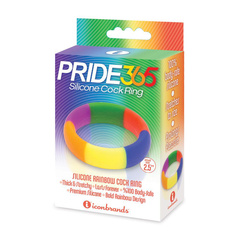 Icon THE 9'S PRIDE 365 RAINBOW COCK RING - Temptations