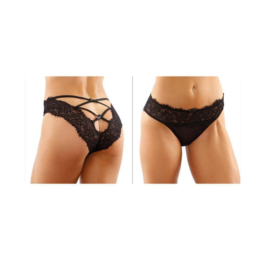 Ivy Lace & Mesh Bikini Panty L/Xl - Temptations