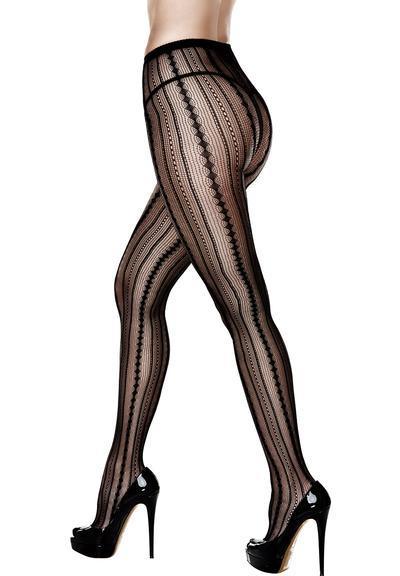 JACQUARD PANTYHOSE - QUEEN - Temptations