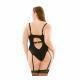 Jade Molded Cup Lace & Micro Teddy - 3X/4X Boxed - Temptations
