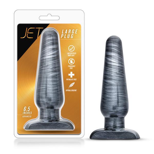 JET LARGE PLUG CARBON METALLIC BLACK - Temptations