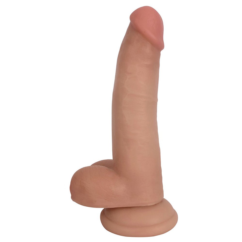 Jock 8" Dong With Balls Vanilla