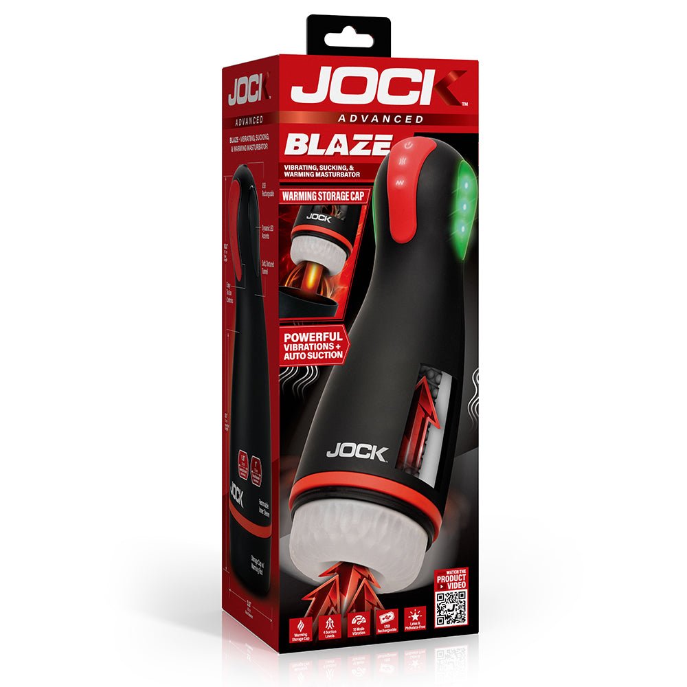 Jock Advanced Blaze Vibrating, Sucking, & Warming Masturbator