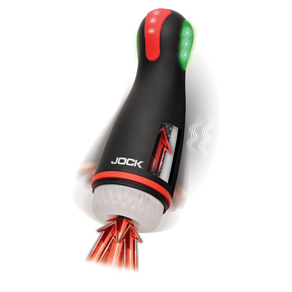 Jock Advanced Blaze Vibrating, Sucking, & Warming Masturbator