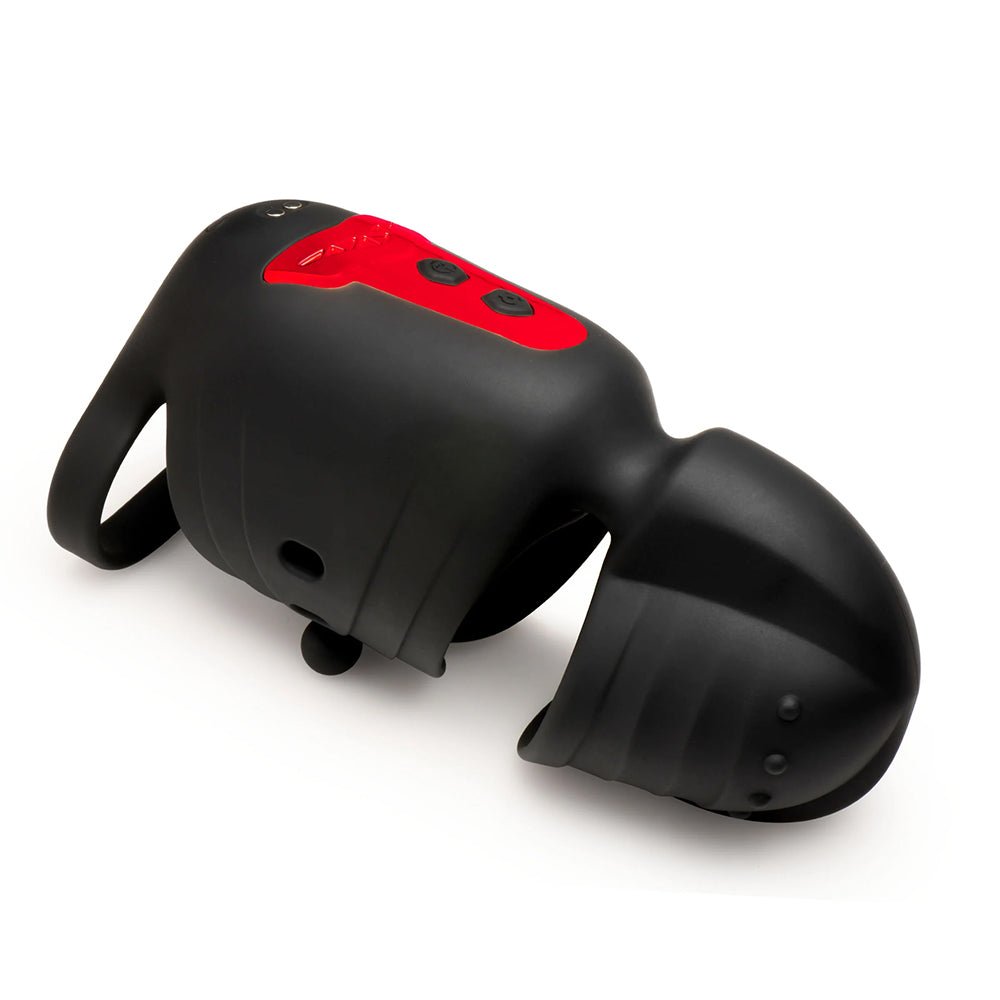 Jock Advanced Helmet Humper Gyrating & Vibrating Silicone Masturbator