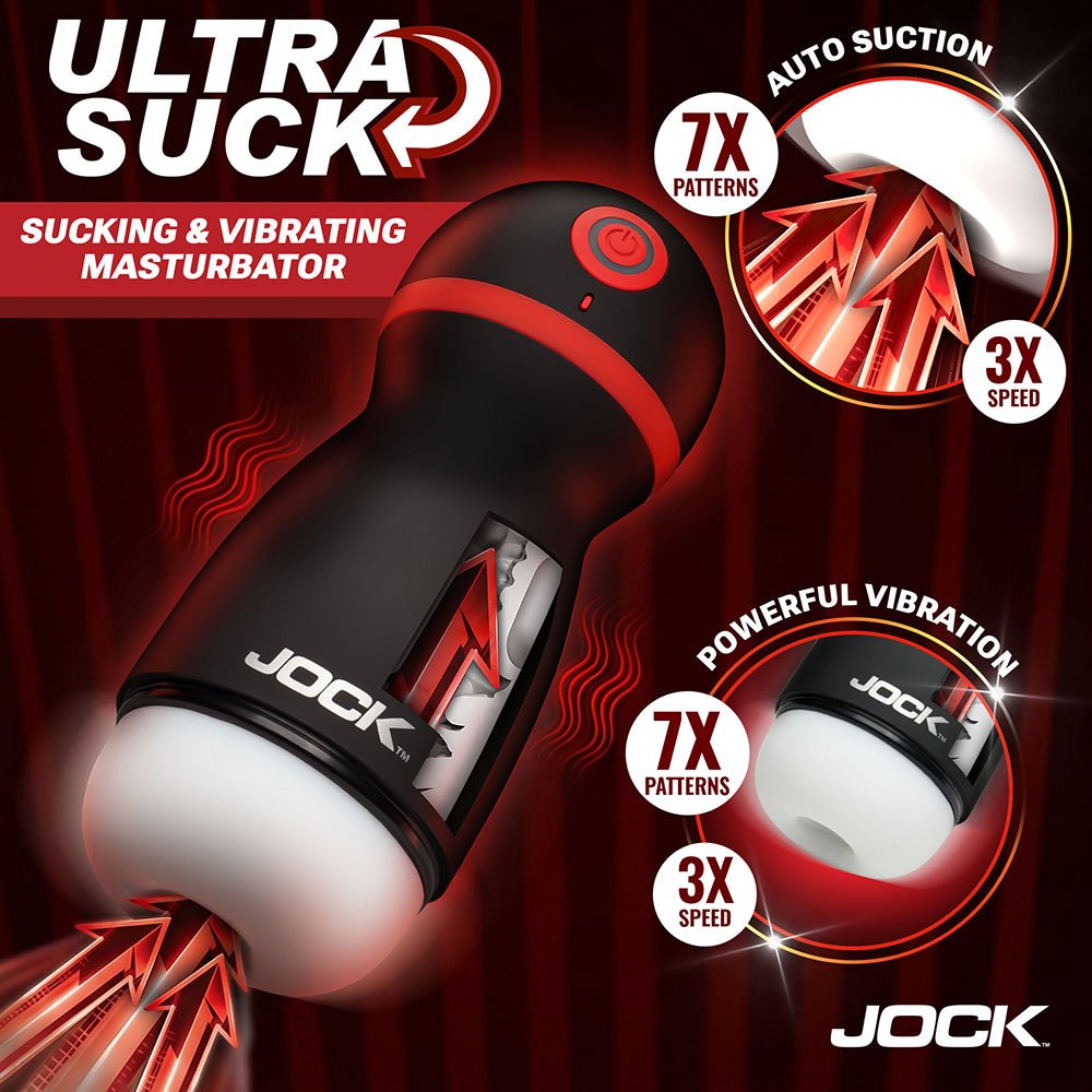 Jock Advanced Ultra Suck Sucking & Vibrating Masturbator