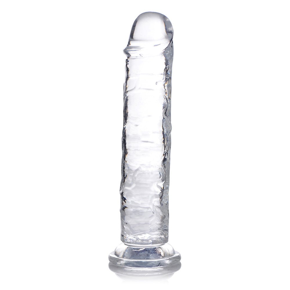 Jock C-Thru Slim 7" Clear Tpe Dildo