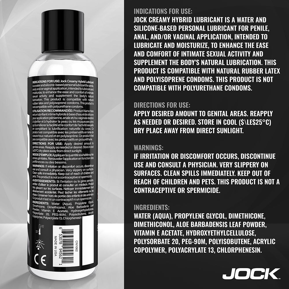 Jock Creamy Cum Lubricant 8 oz.