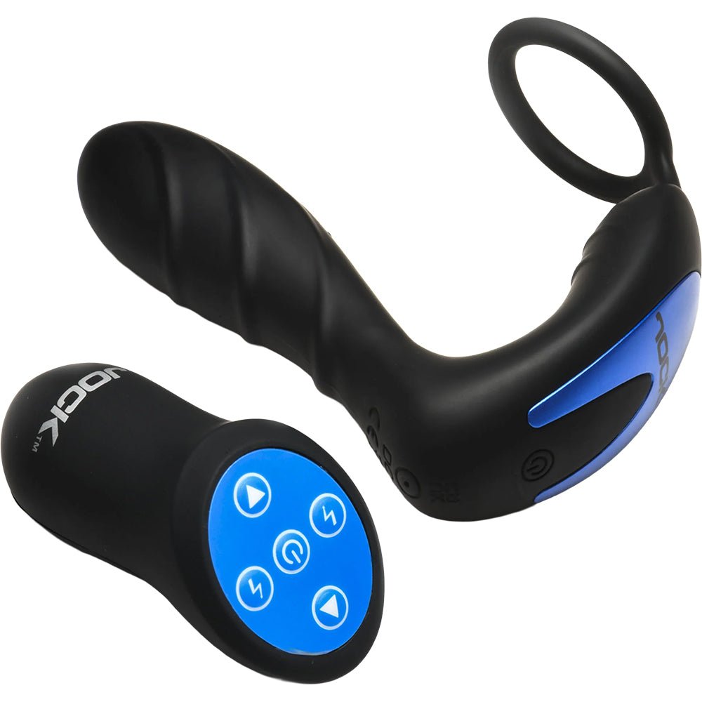 Jock Electro Shockwave E-Stim Anal Plug W/ C-Ring