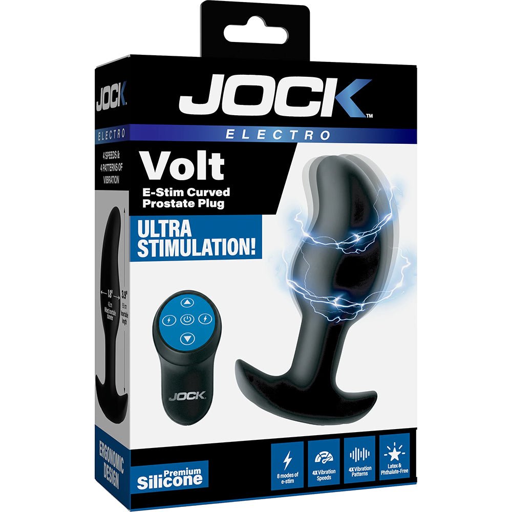 Jock Electro Volt E-Stim Curved Prostate Plug
