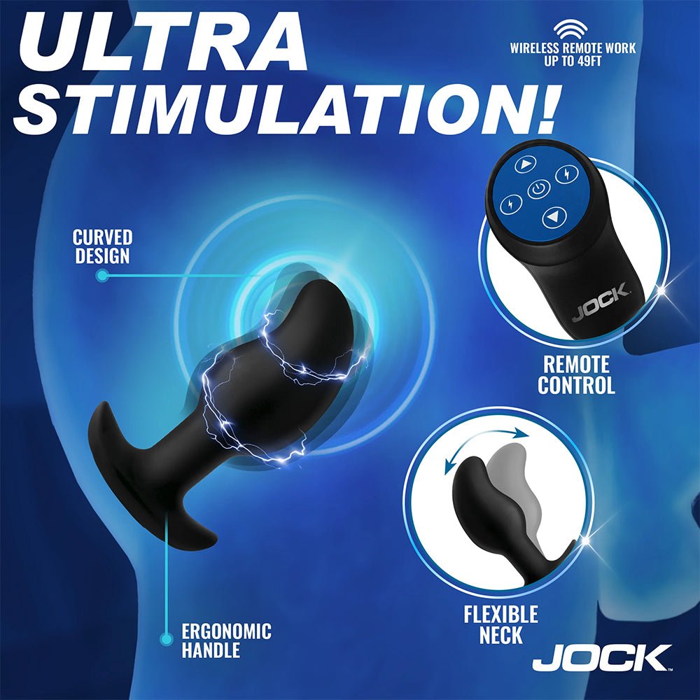 Jock Electro Volt E-Stim Curved Prostate Plug
