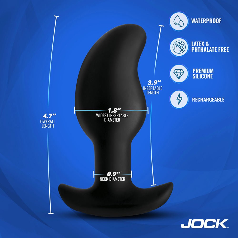 Jock Electro Volt E-Stim Curved Prostate Plug