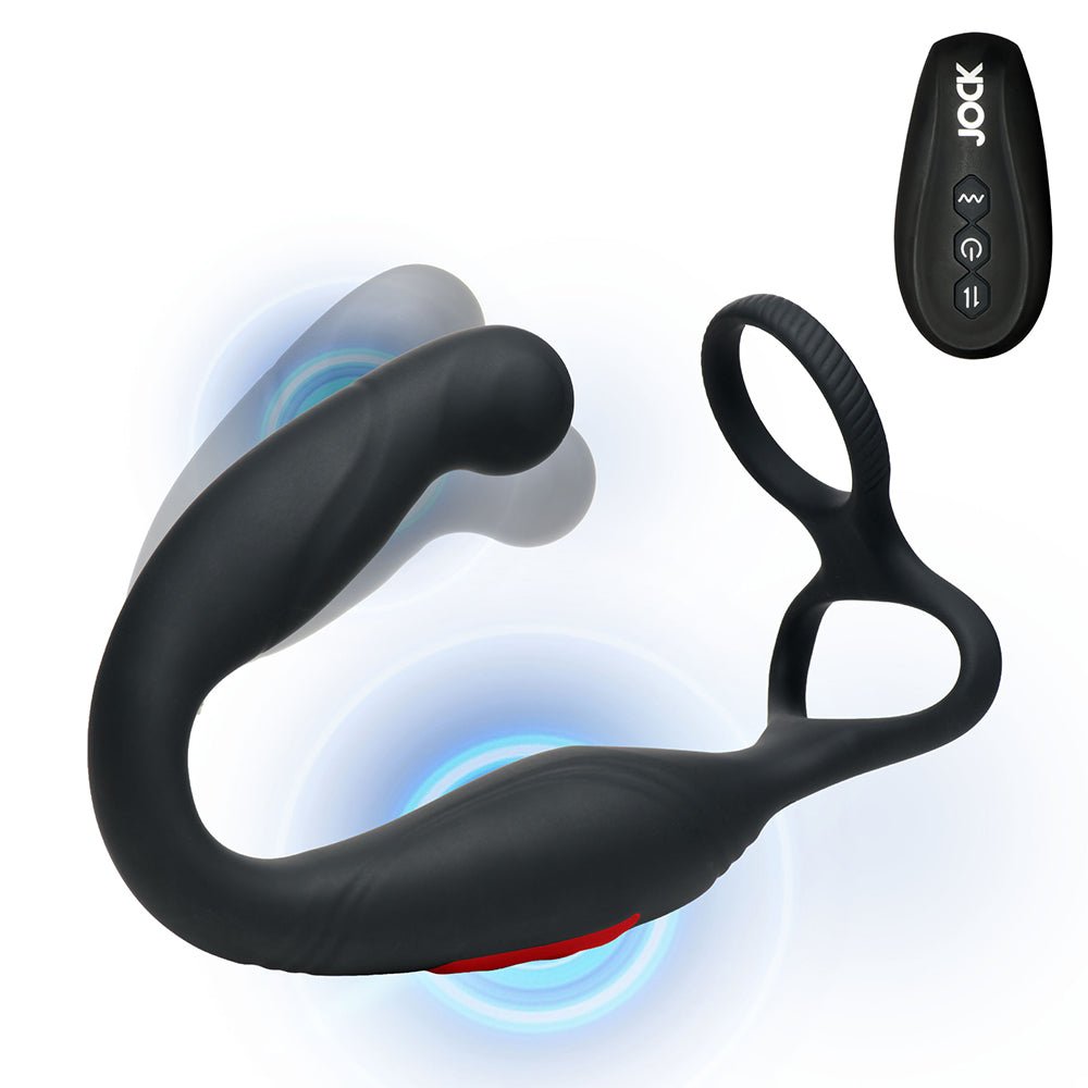 Jock Enhancers Axis Gyrating Prostate Vibrator With C-Ring