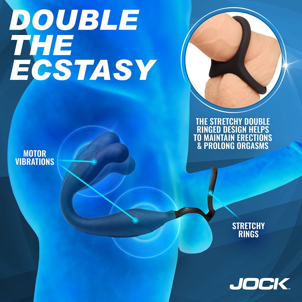 Jock Enhancers Axis Gyrating Prostate Vibrator With C-Ring