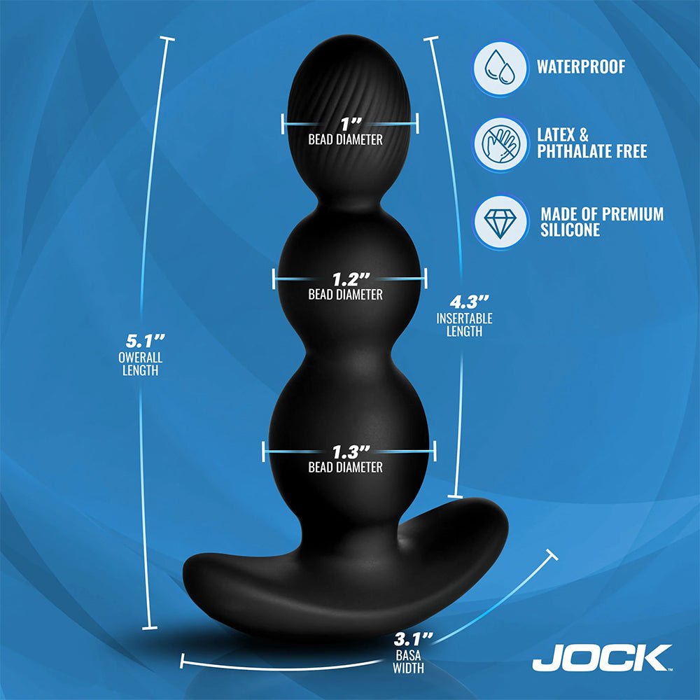 Jock Enhancers Gryo-X Gyrating & Vibrating Silicone Butt Plug