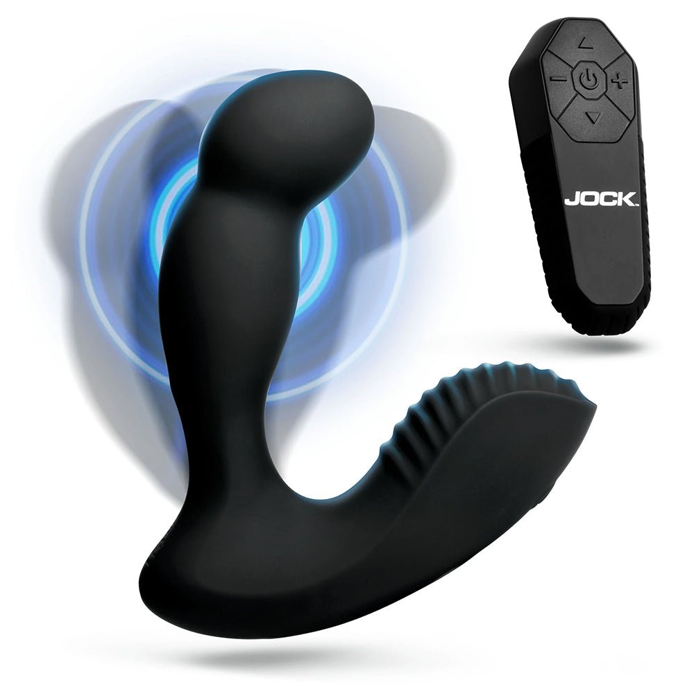 Jock Enhancers P-Force Milking Silicone Prostate Vibrator W/ Remote