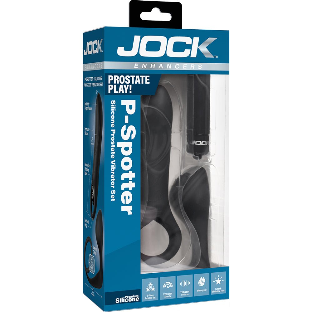 Jock Enhancers P-Spotter Silicone Prostate Vibrator Set